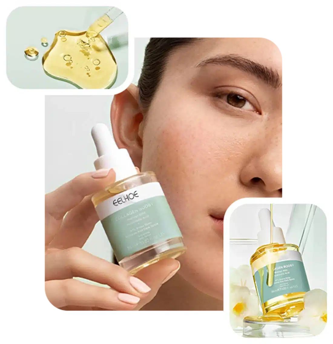 Devojka drzi collagen boost